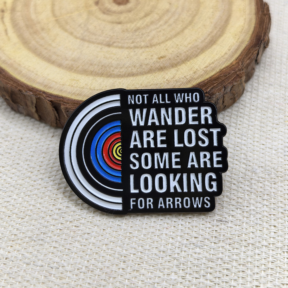 Women'S Accessories Target - Archery Target Cartoon Enamel Brooch English