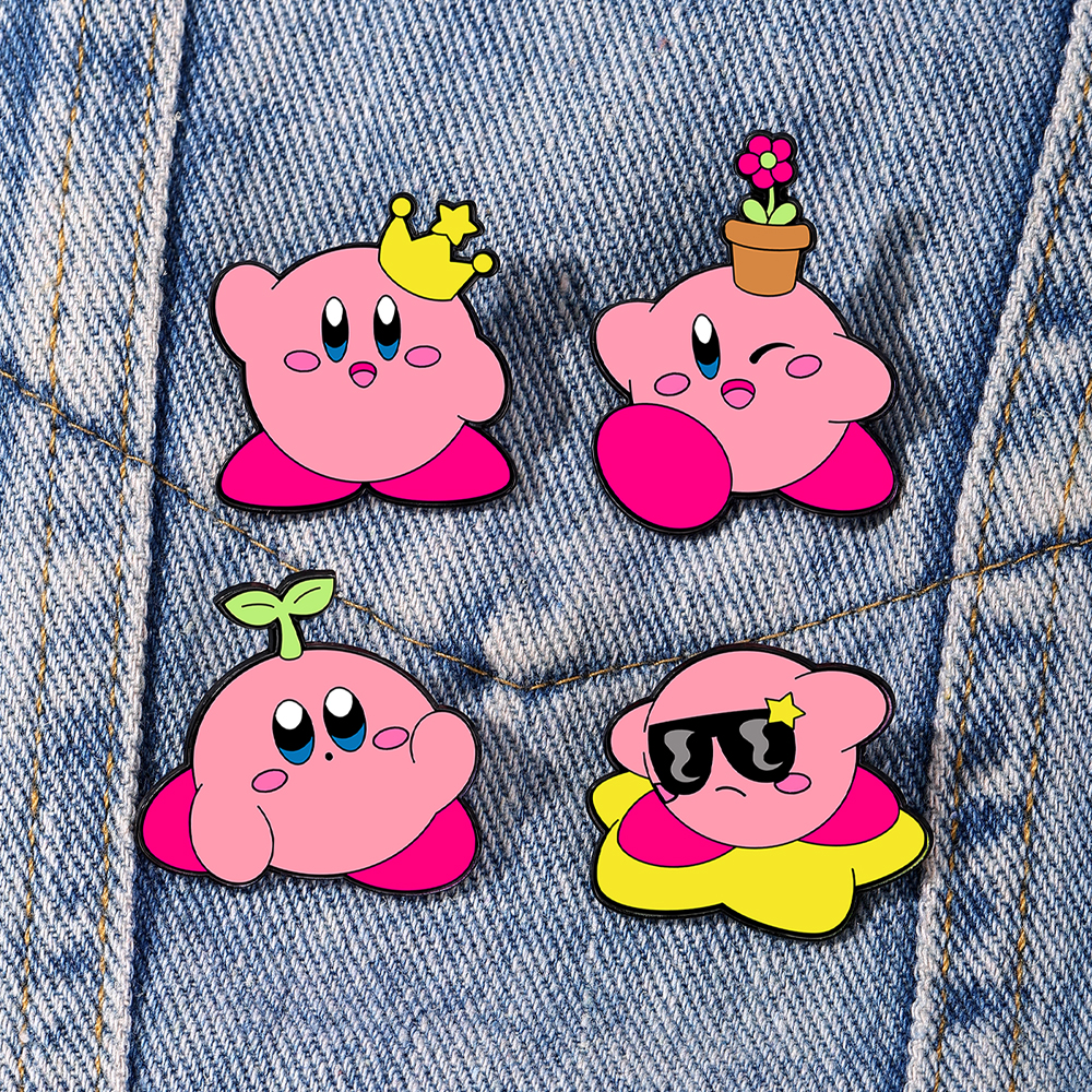 Women'S Accessories And Jewelry - 4pcs Kirby Enamel Lapel Pins Set