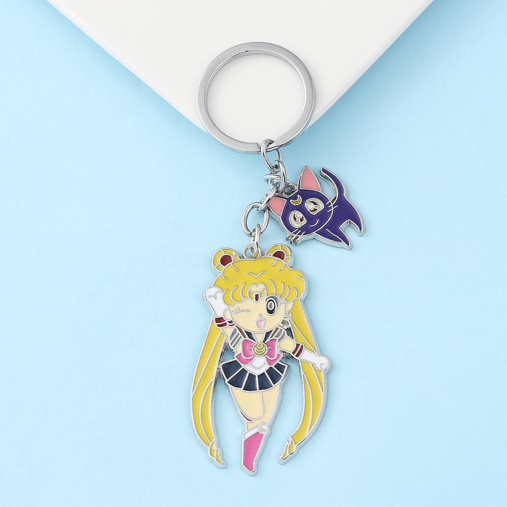 Women'S Key Accessories - Sailor Moon Cosplay Pendant Keychain Cartoon