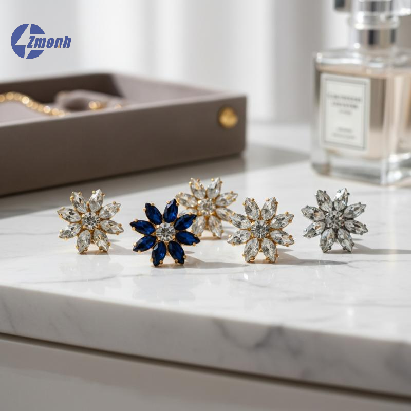 Women Accessories Gift Box - New！5Pcs Luxury And Beautiful Flower Inlaid