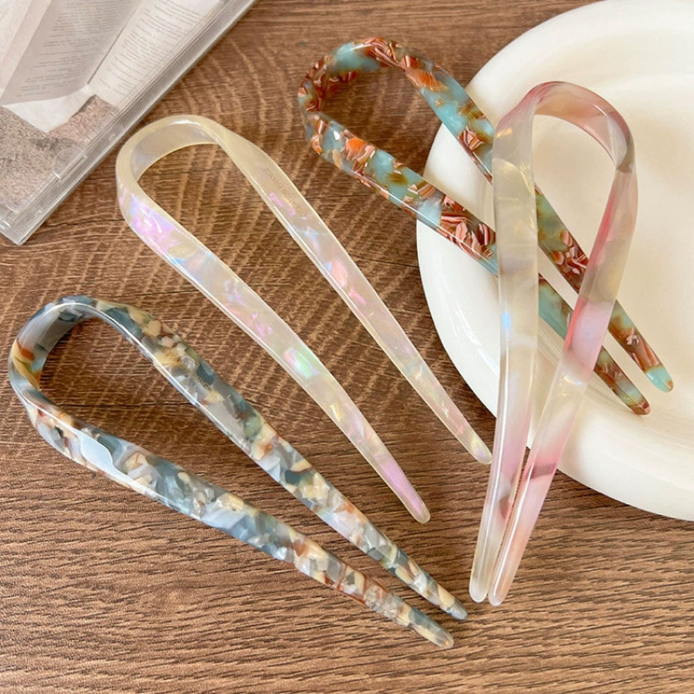 Young Women'S Accessories - Retro U-shaped hairclip for women elegant