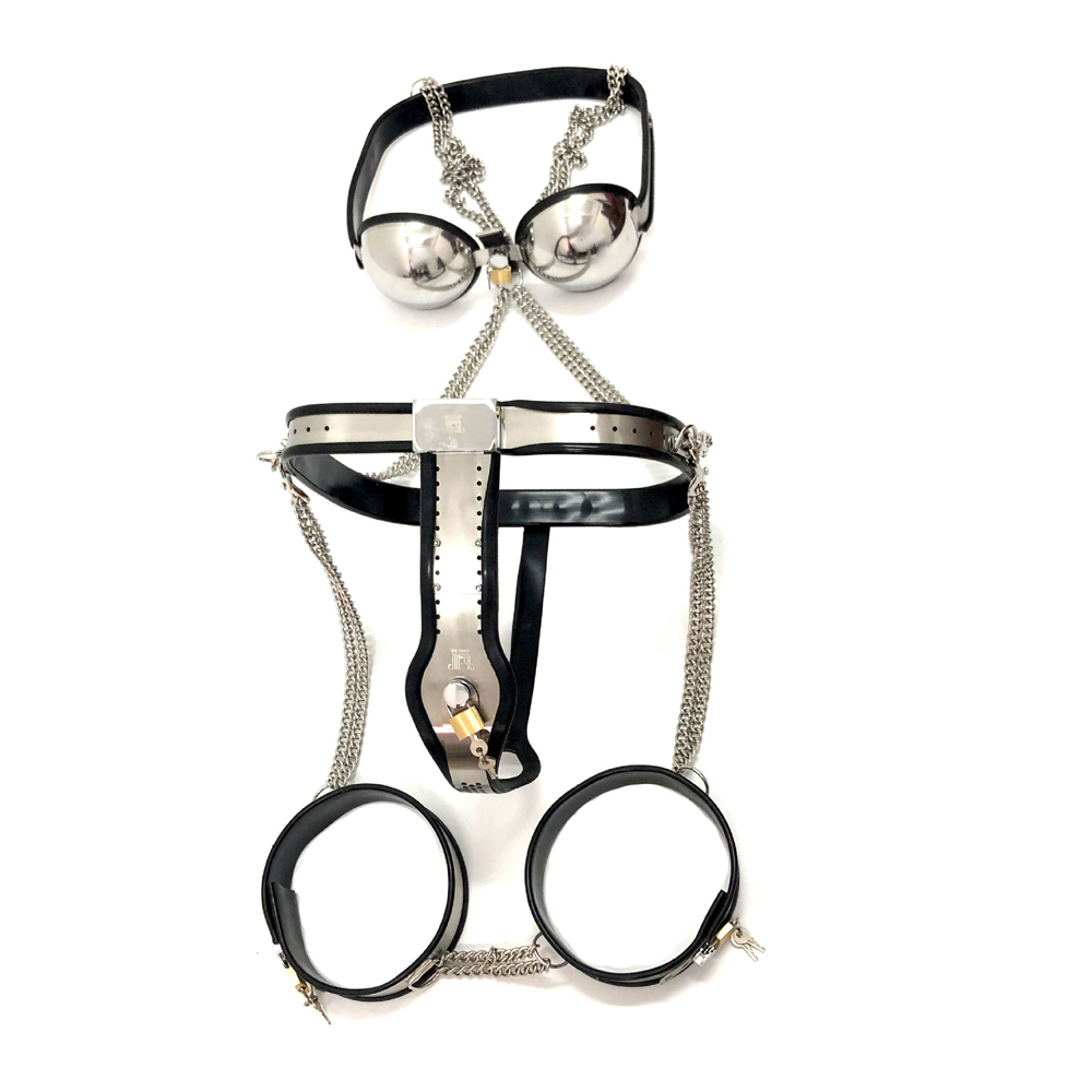 Women'S Accessories And Jewelry - 3pcs/set Chastity Belt Device Stainless Steel