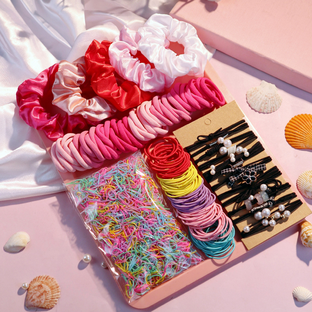 Scrunchie Satin Set - 1Set Multicolour Hair Accessories for Woman