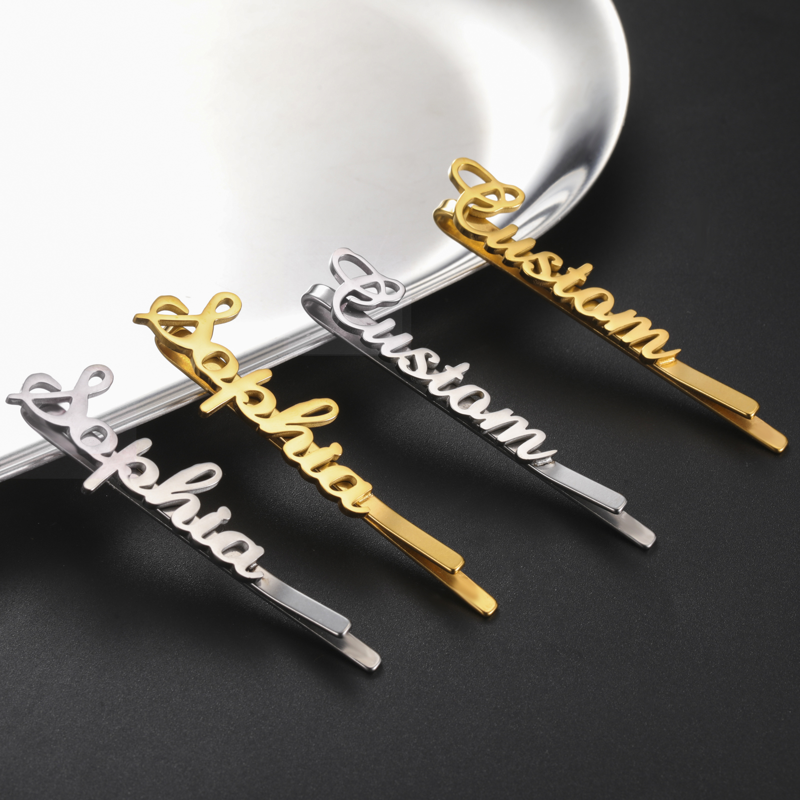 Sipuris Customized Name Hairpi - Hair Claw Clip Set recension och pris