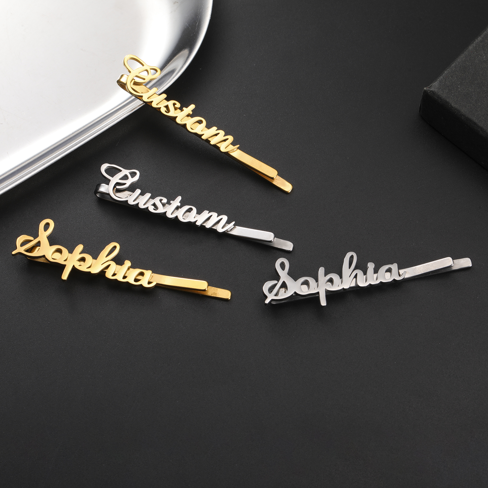 Sipuris Customized Name Hairpi - Hair Claw Clip Set recension och pris