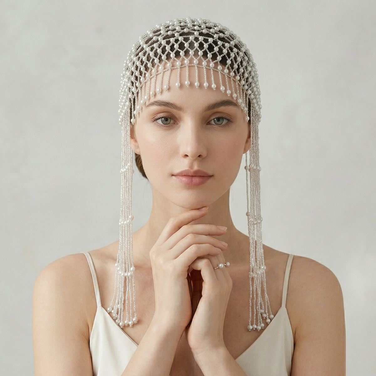 Luxury Pearls Beaded Headwrap  - Young Women'S Accessories recension och pris