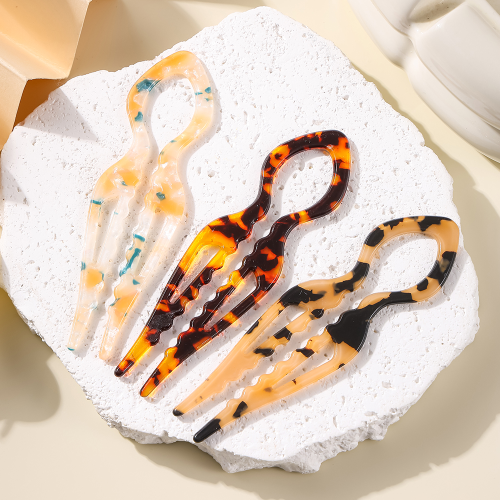 U-Shaped Hair Sticks Tortoises - Young Women'S Accessories recension och pris