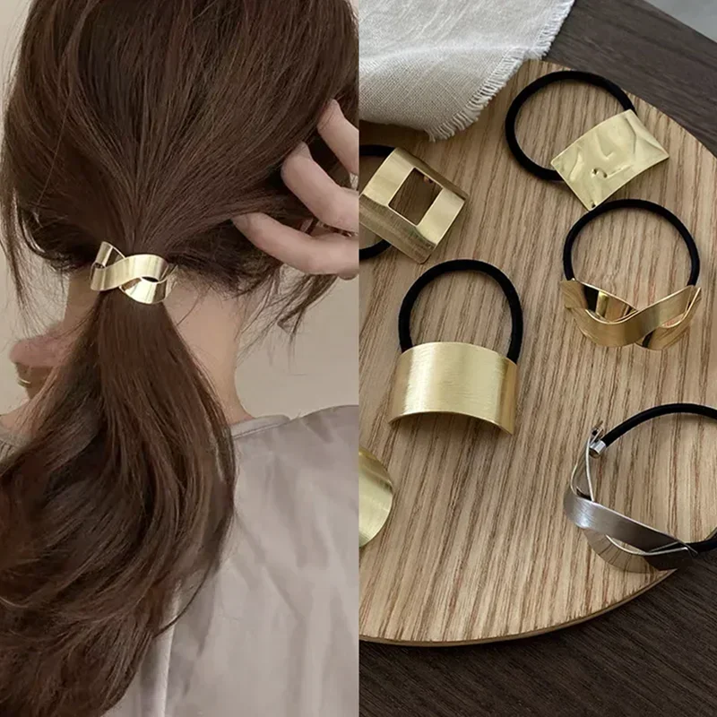 Simple Metal Fashion Elastic H - Wrap Ring Gold recension och pris