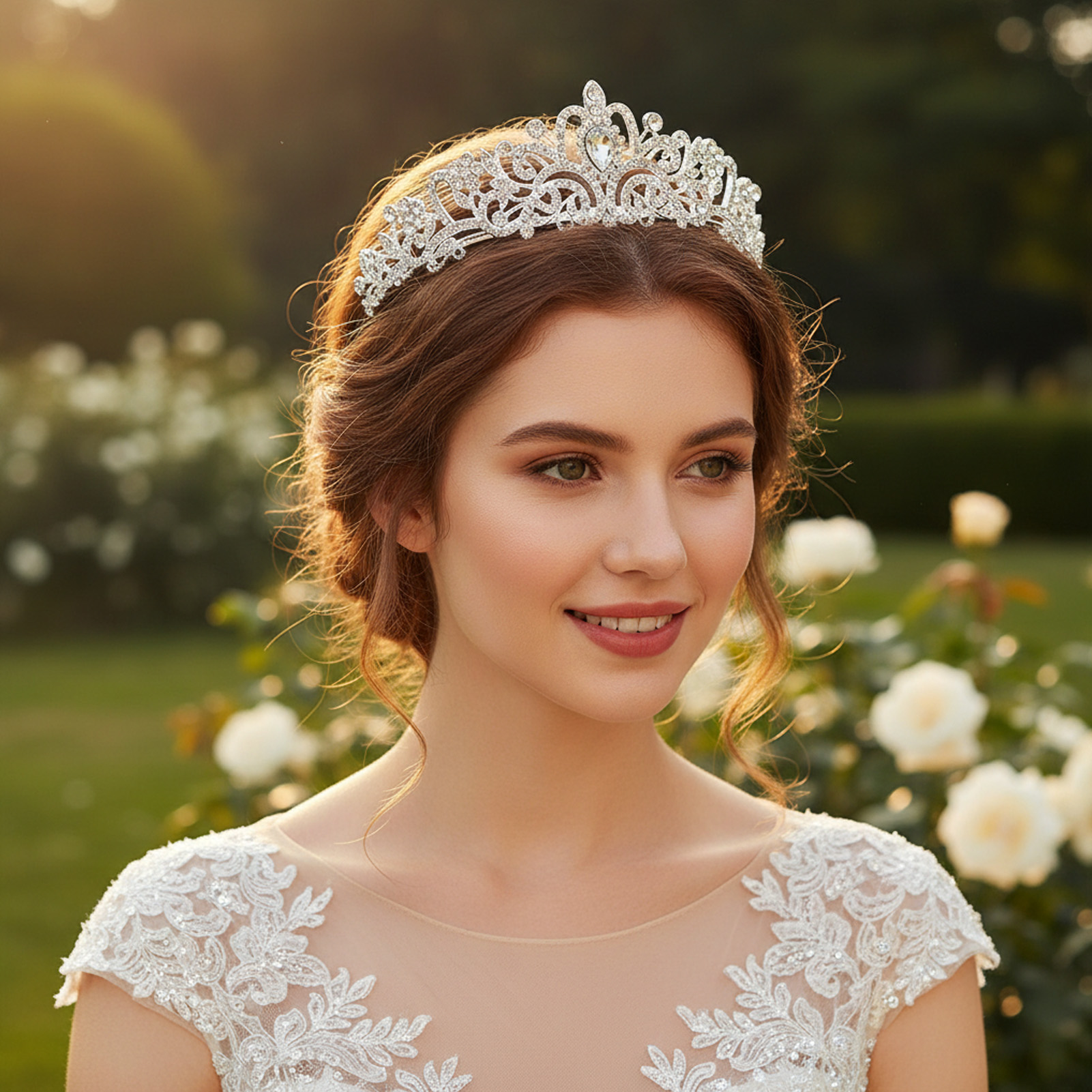 Elegant Bridal Crown Sparkly R - Women'S Accessories And Jewelry recension och pris
