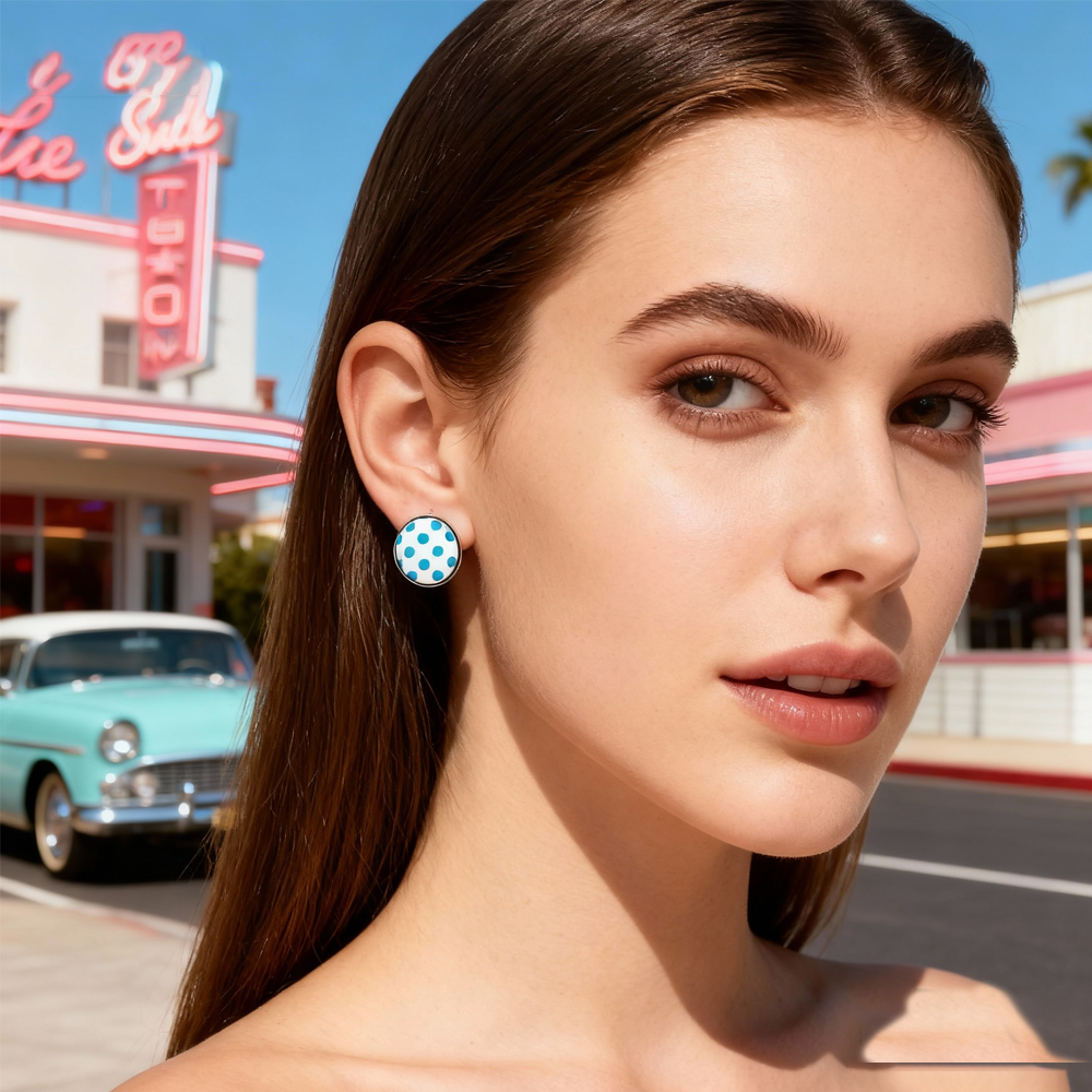 PESENAR 1950s Style Blue White - Women'S Accessories In The 1950S recension och pris