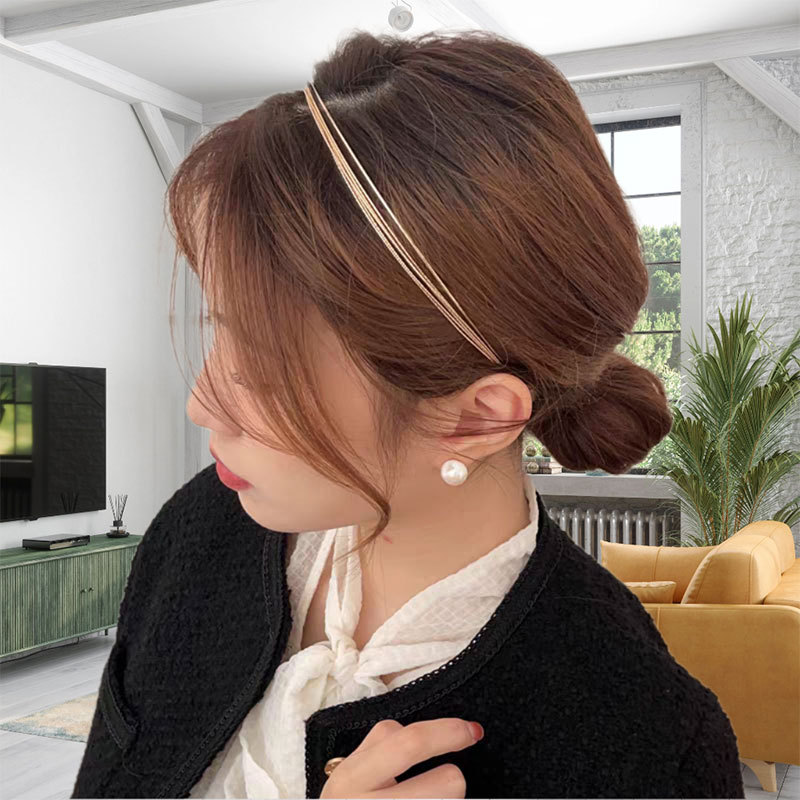 New Thin Gold Color Headbands  - Wrap Ring Gold recension och pris