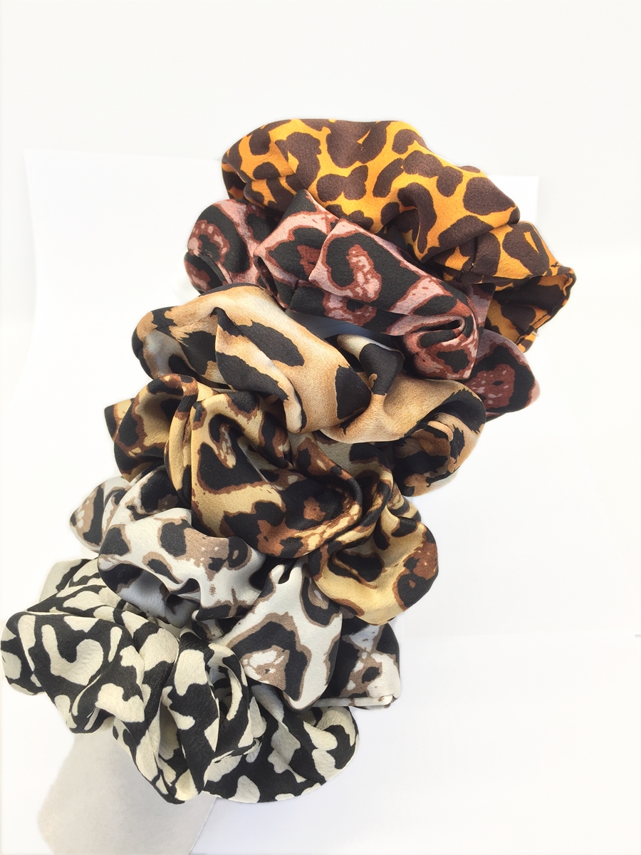 1/6pcs/lot Print Lady Hair Scr - Scrunchie Satin Set recension och pris