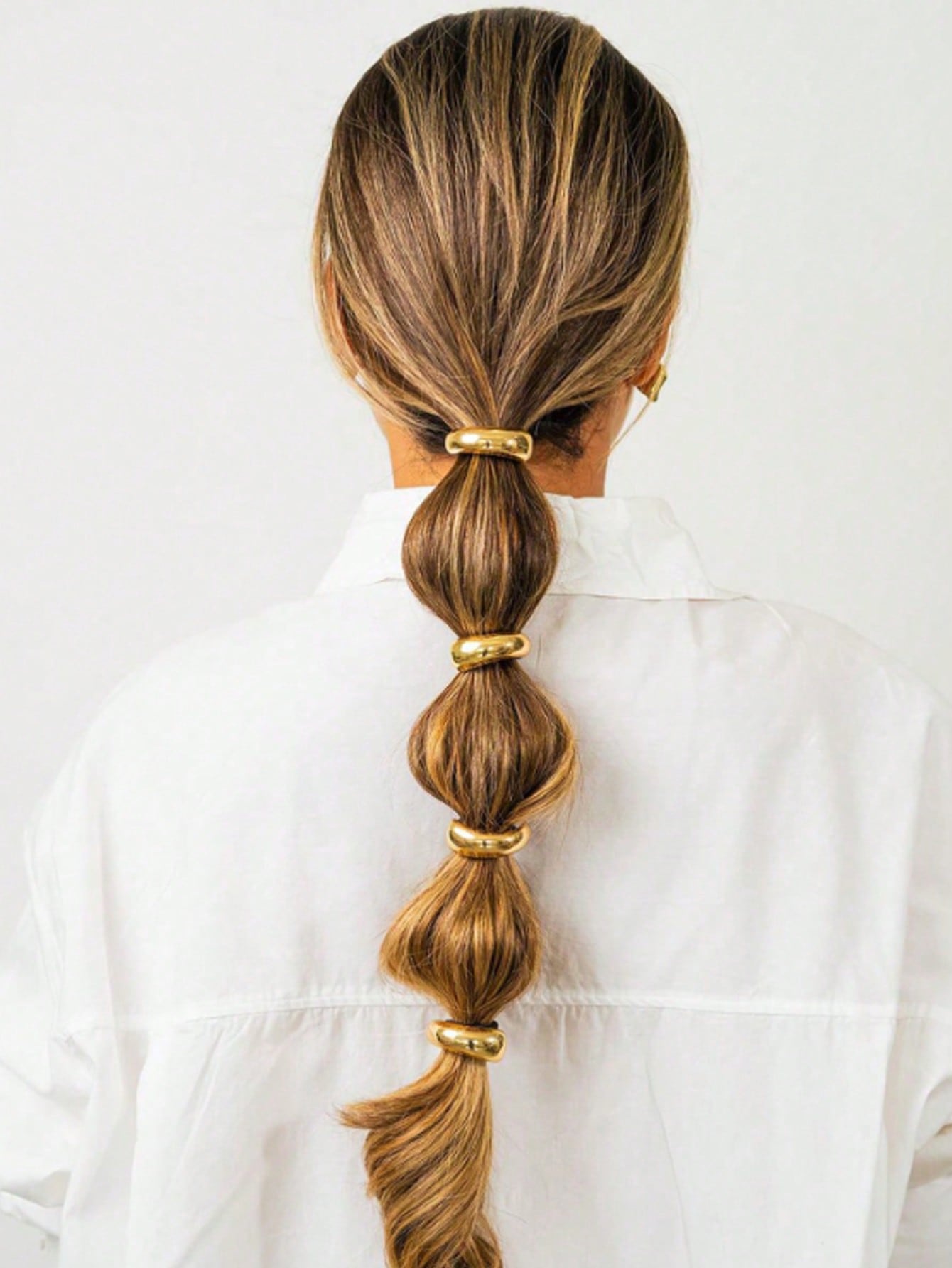 4pcs Elegant Gold Metal Hair T - Women Accessories Combo Gift recension och pris