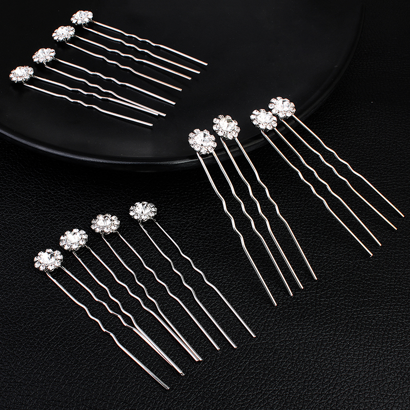 12PK/Set Fashion Rhinestone Fl - Women Accessories Trendy recension och pris