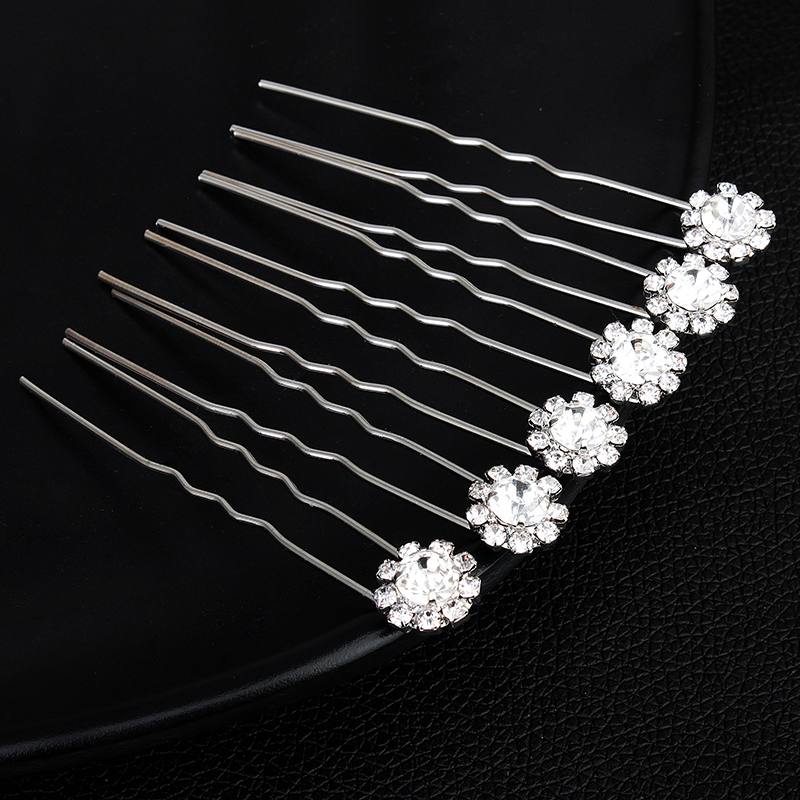 12PK/Set Fashion Rhinestone Fl - Women Accessories Trendy recension och pris