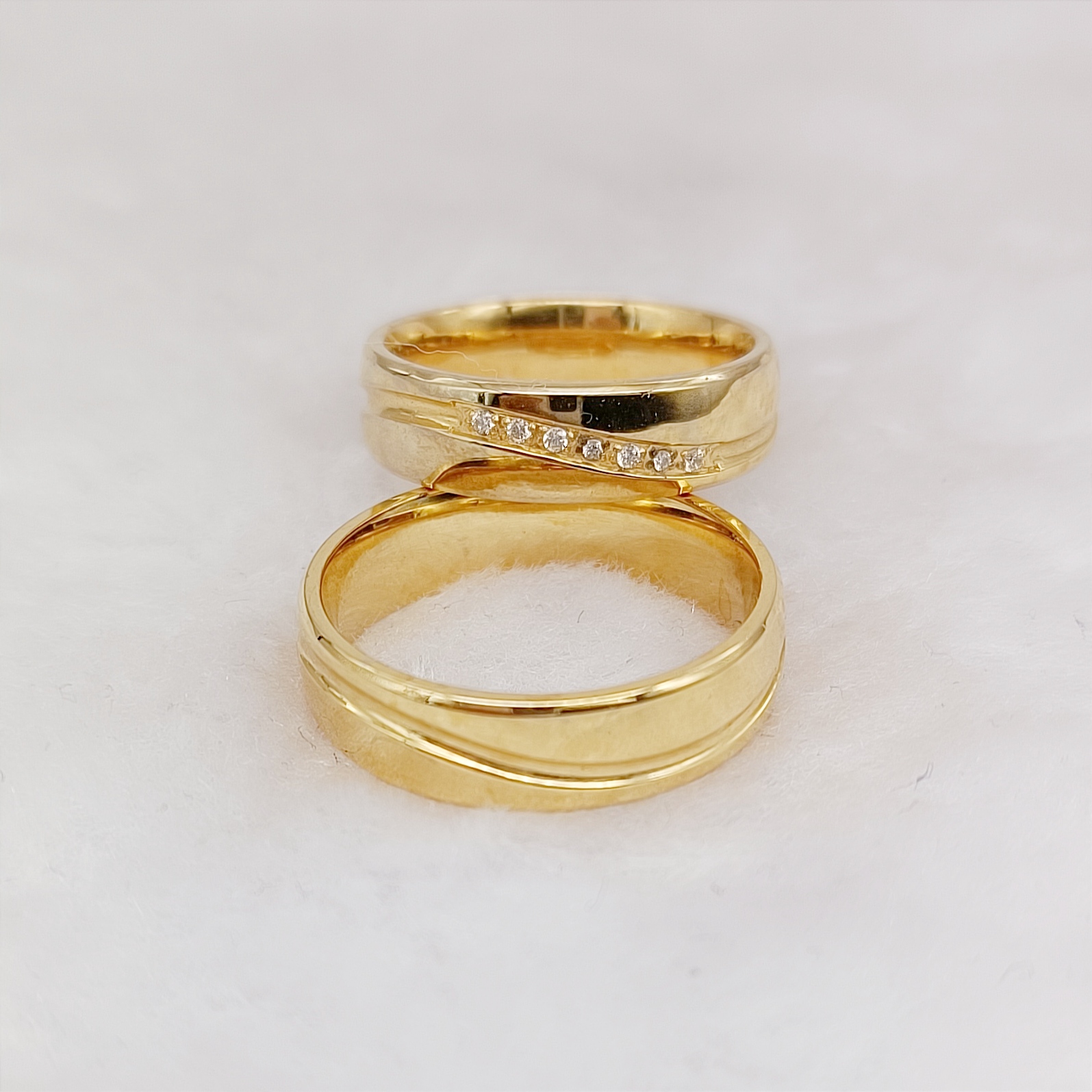 Western Shiny Lover's Couples  - Wrap Ring Gold recension och pris