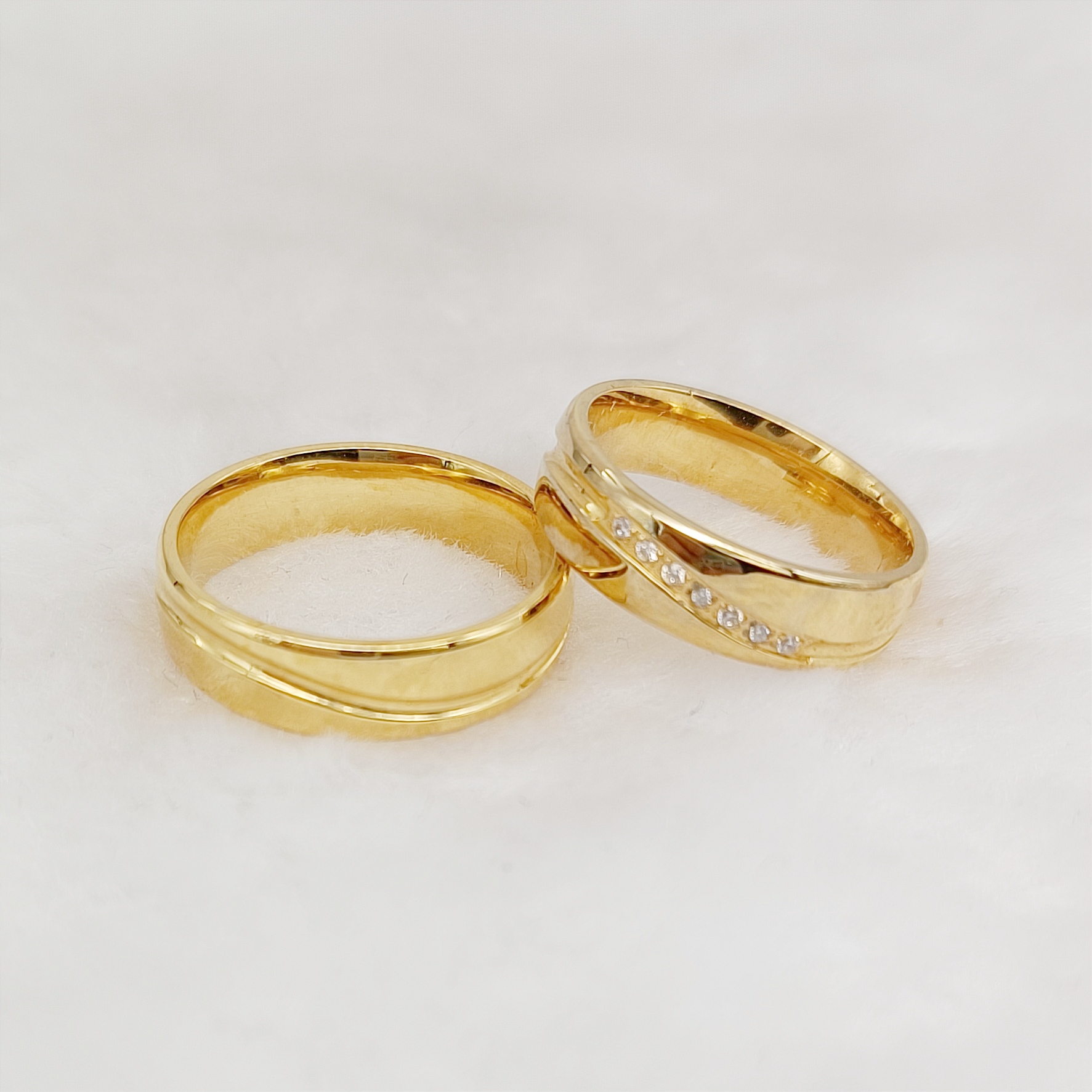 Western Shiny Lover's Couples  - Wrap Ring Gold recension och pris