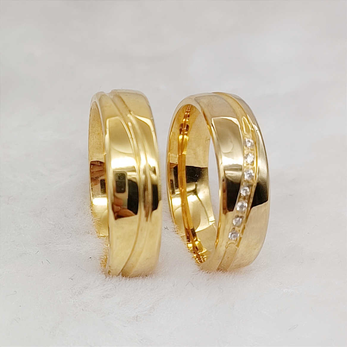 Western Shiny Lover's Couples  - Wrap Ring Gold recension och pris