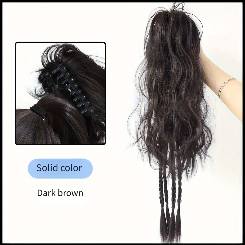 22Inch Synthetic Short Curly C - Hair Claw Clip Set recension och pris