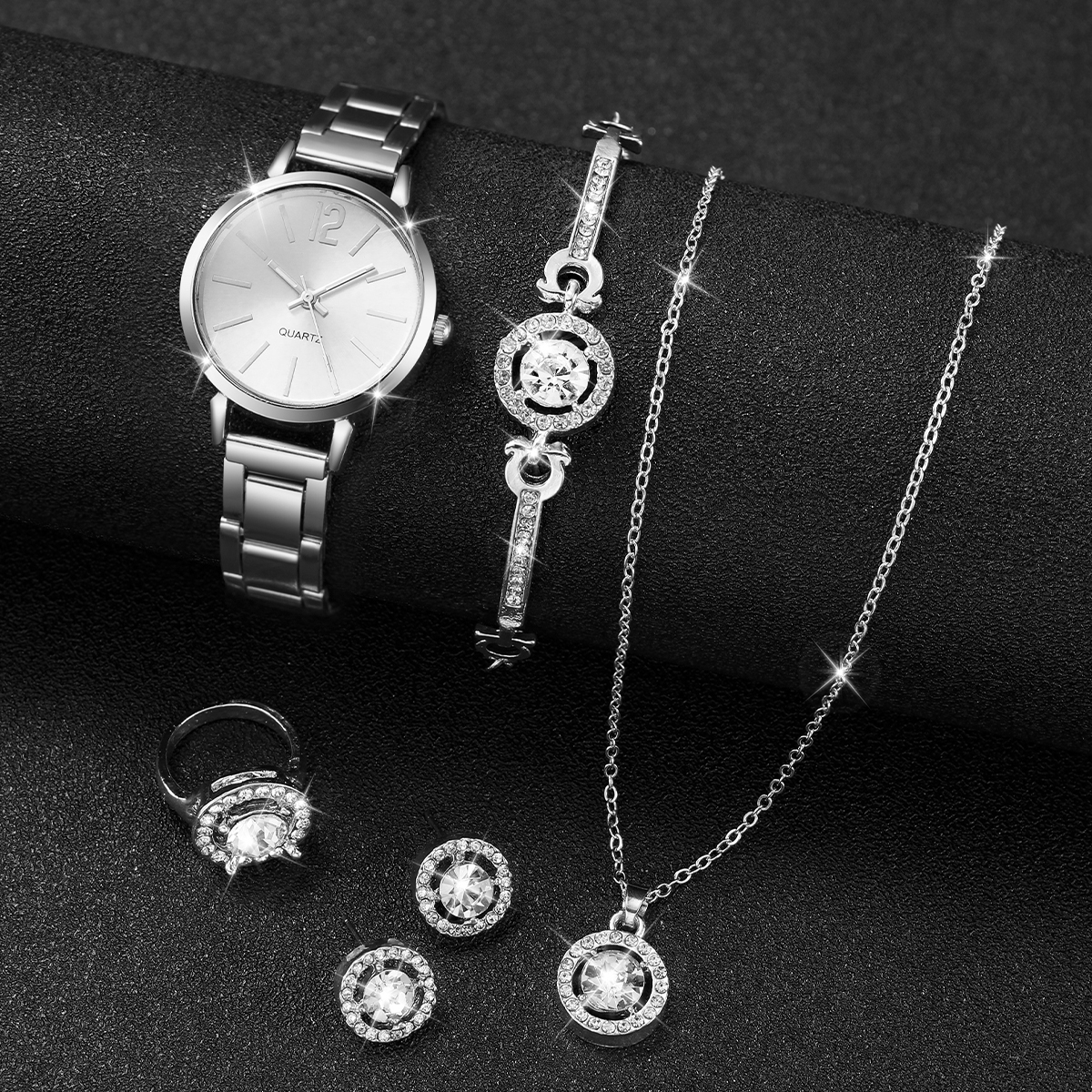 6PCS/Set Women Watches Fashion - Women Accessories Gift Box recension och pris