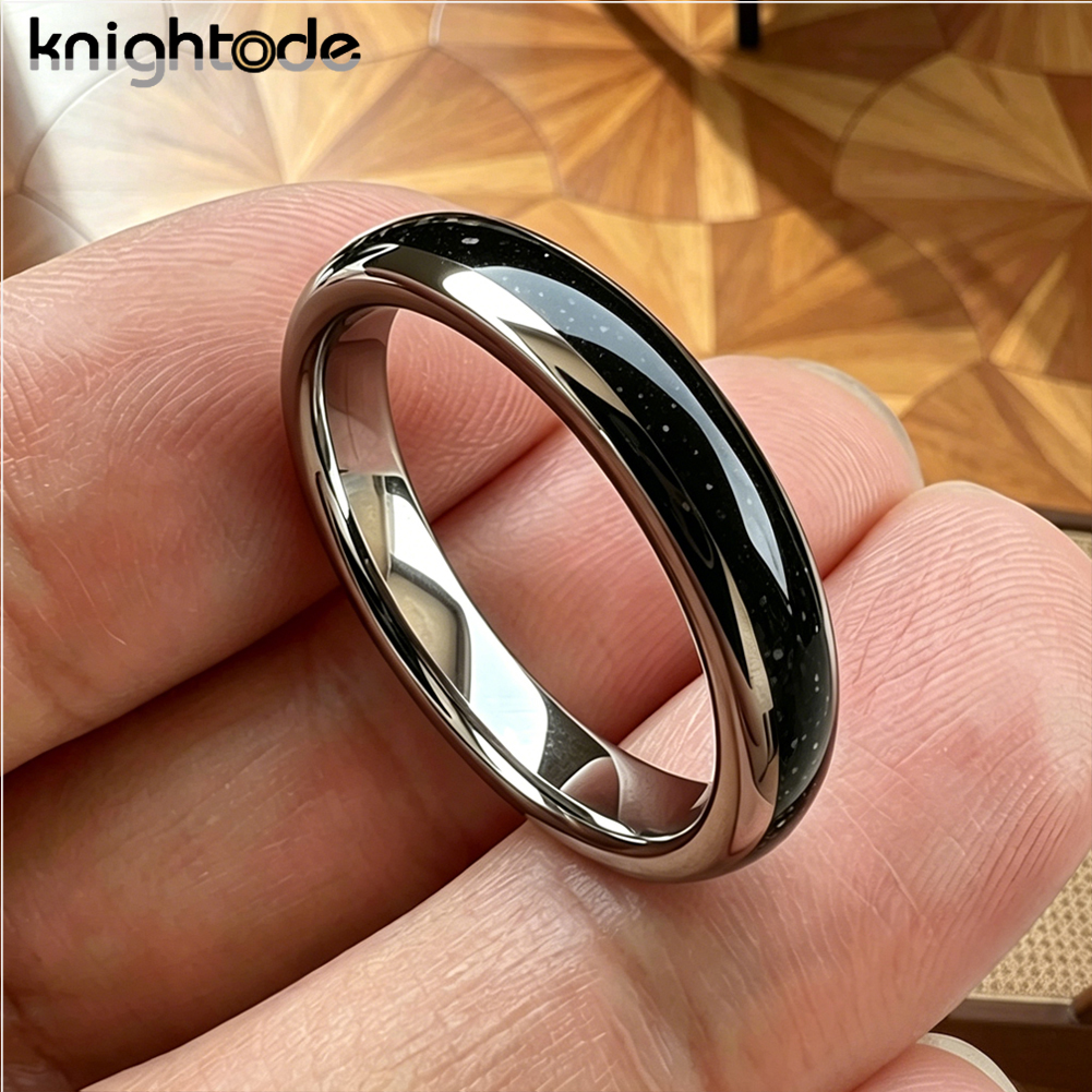 4mm Gold Silvery Rose Black Tu - Wrap Ring Gold recension och pris