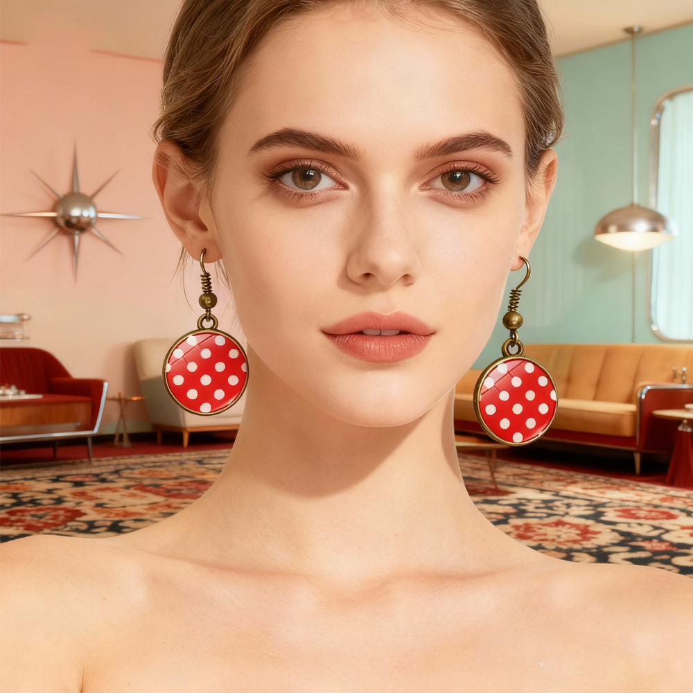 PESENAR 1950s Style Red White  - Women'S Accessories In The 1950S recension och pris