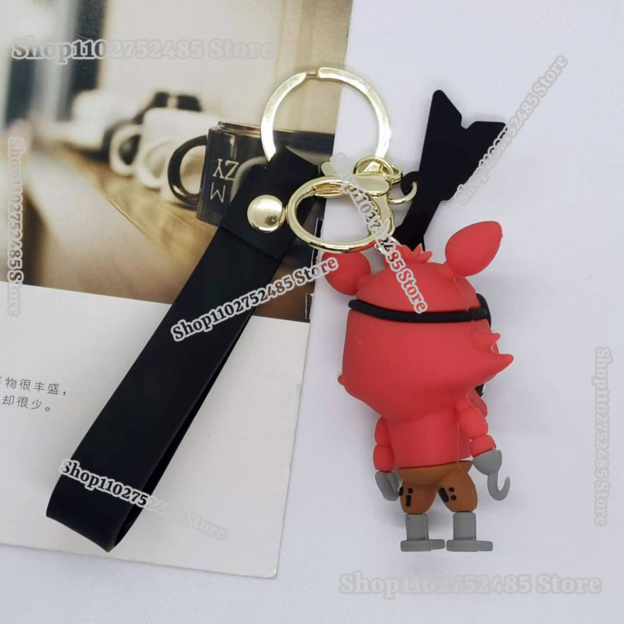 5pcs Cartoon Anime FNAF Figure - Women'S Key Accessories recension och pris