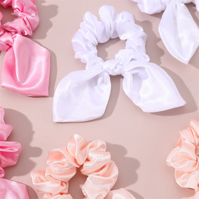 6pcs/set  Daily Chic Bow Scrun - Scrunchie Satin Set recension och pris