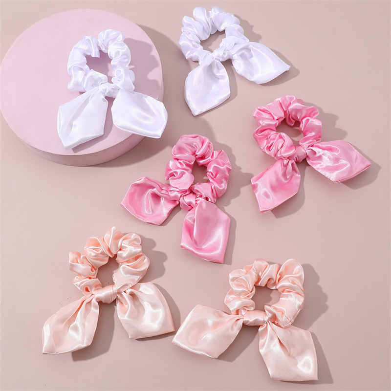 6pcs/set  Daily Chic Bow Scrun - Scrunchie Satin Set recension och pris