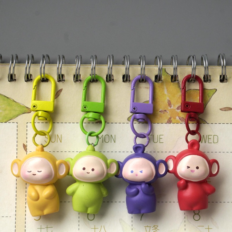 4PCS Hot Cartoon Teletubbies S - Women'S Key Accessories recension och pris