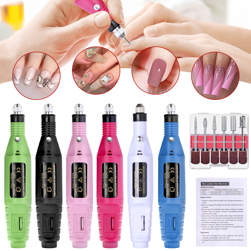 LULAA Electric Nail Drill Kit  - Women Accessories Combo Gift recension och pris