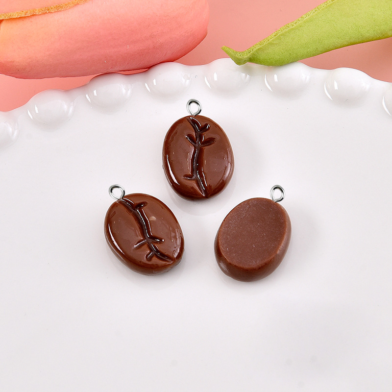 10pcs Coffee Beans Resin Penda - Women'S Key Accessories recension och pris