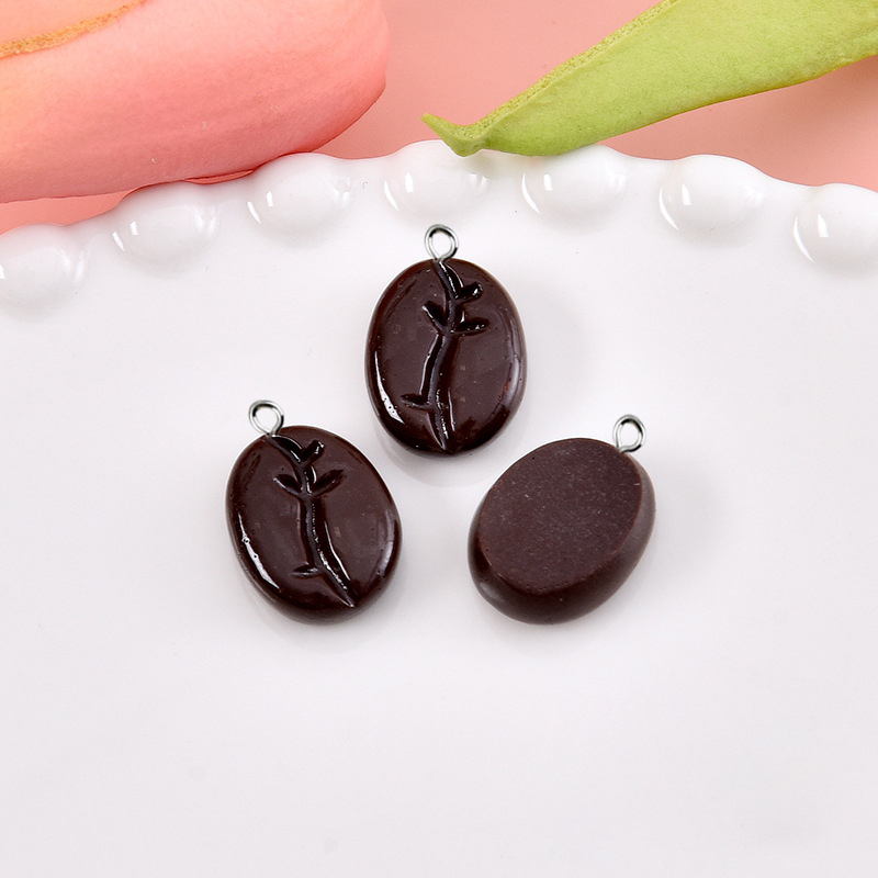10pcs Coffee Beans Resin Penda - Women'S Key Accessories recension och pris