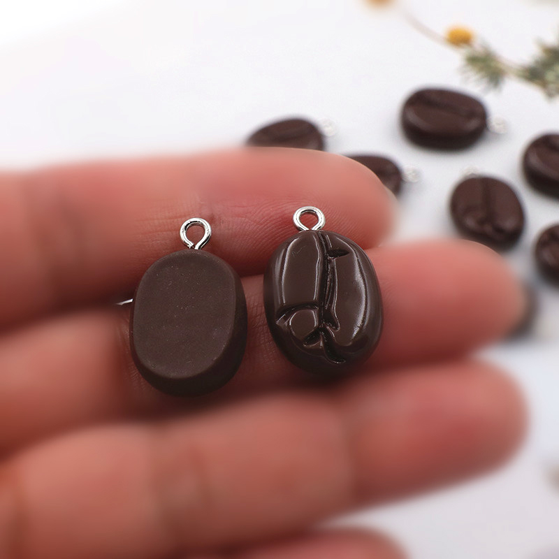 10pcs Coffee Beans Resin Penda - Women'S Key Accessories recension och pris