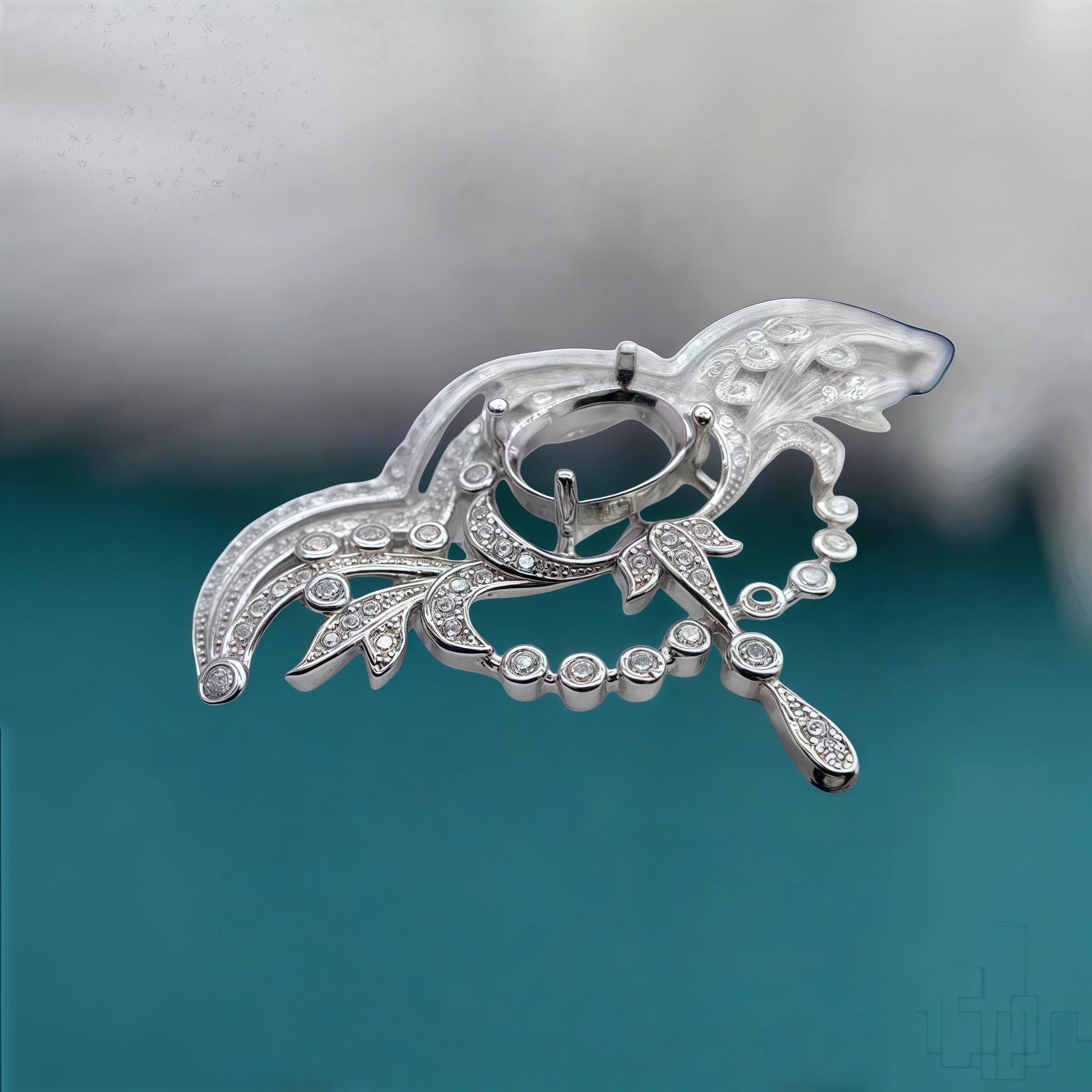 L S925 Sterling Silver Brooch  - Women Accessories Holder recension och pris