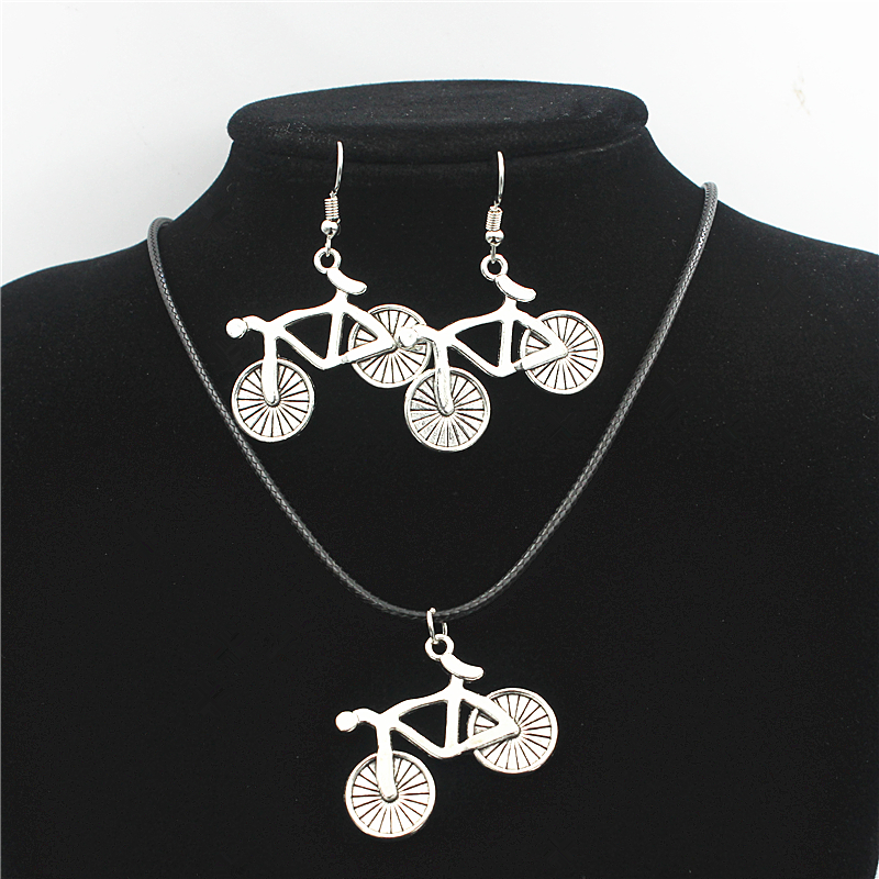Retro Bicycle Jewelry Set for  - Women Accessories Combo Gift recension och pris