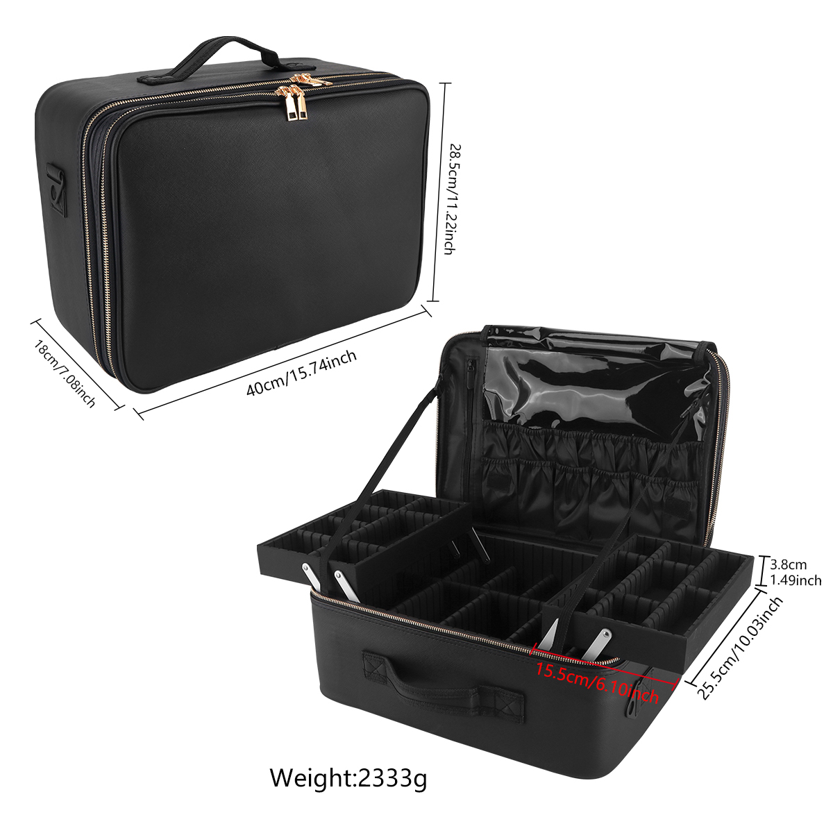 Women Travel Cosmetic Case Org - Women Accessories Holder recension och pris