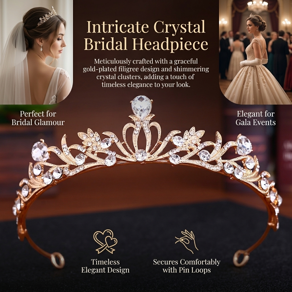 Crystal Wedding Tiaras And Cro - Women'S Accessories And Jewelry recension och pris