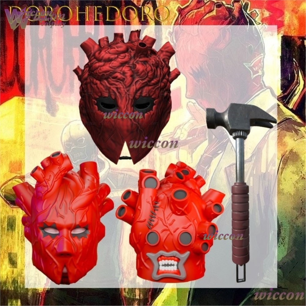Dorohedoro Shin Heart Mask Lat - Women Accessories Sale recension och pris