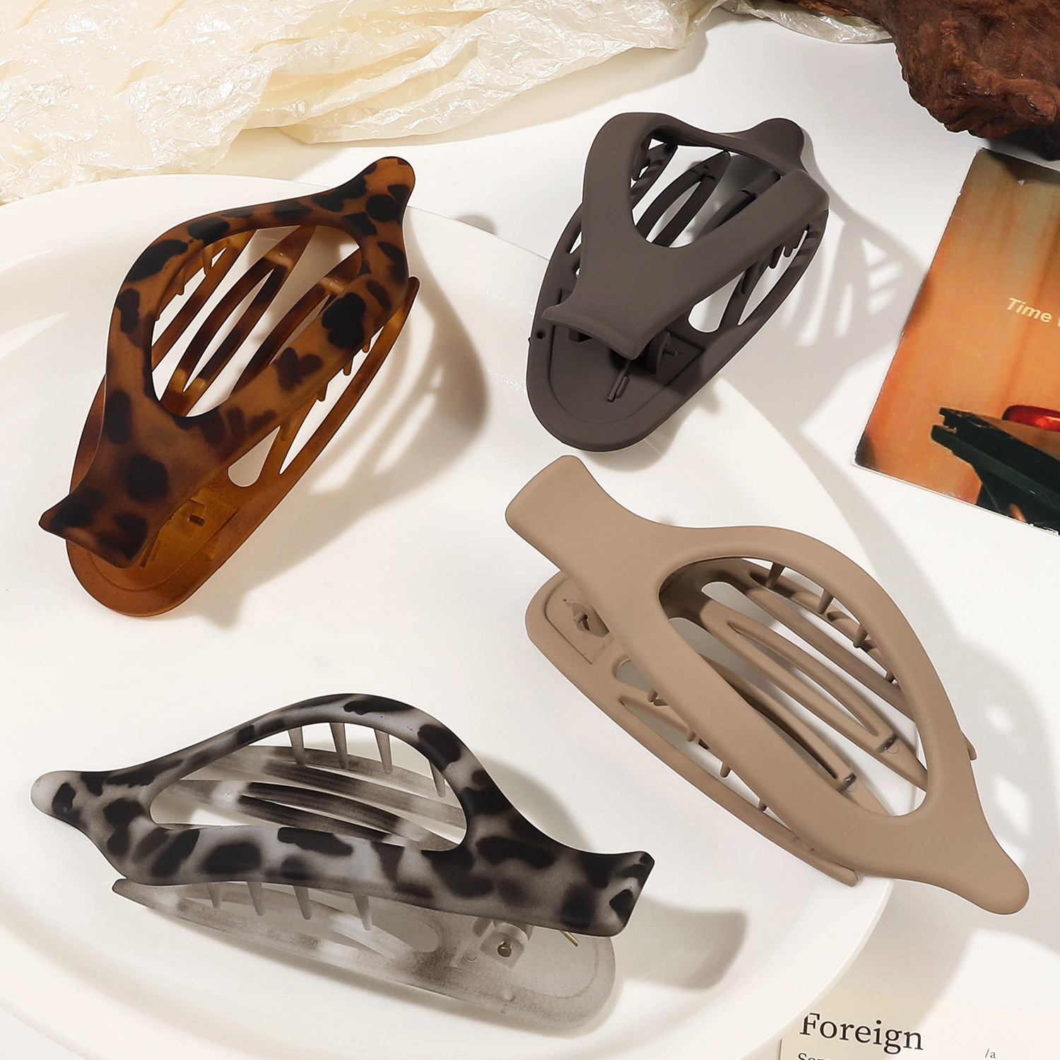 Matte Hair Claw Clip Barrette  - Hair Claw Clip Set recension och pris