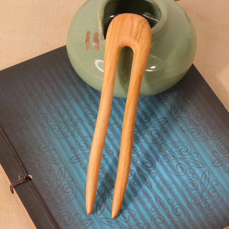 Peach Wood U-shaped Hairpin An - Young Women'S Accessories recension och pris