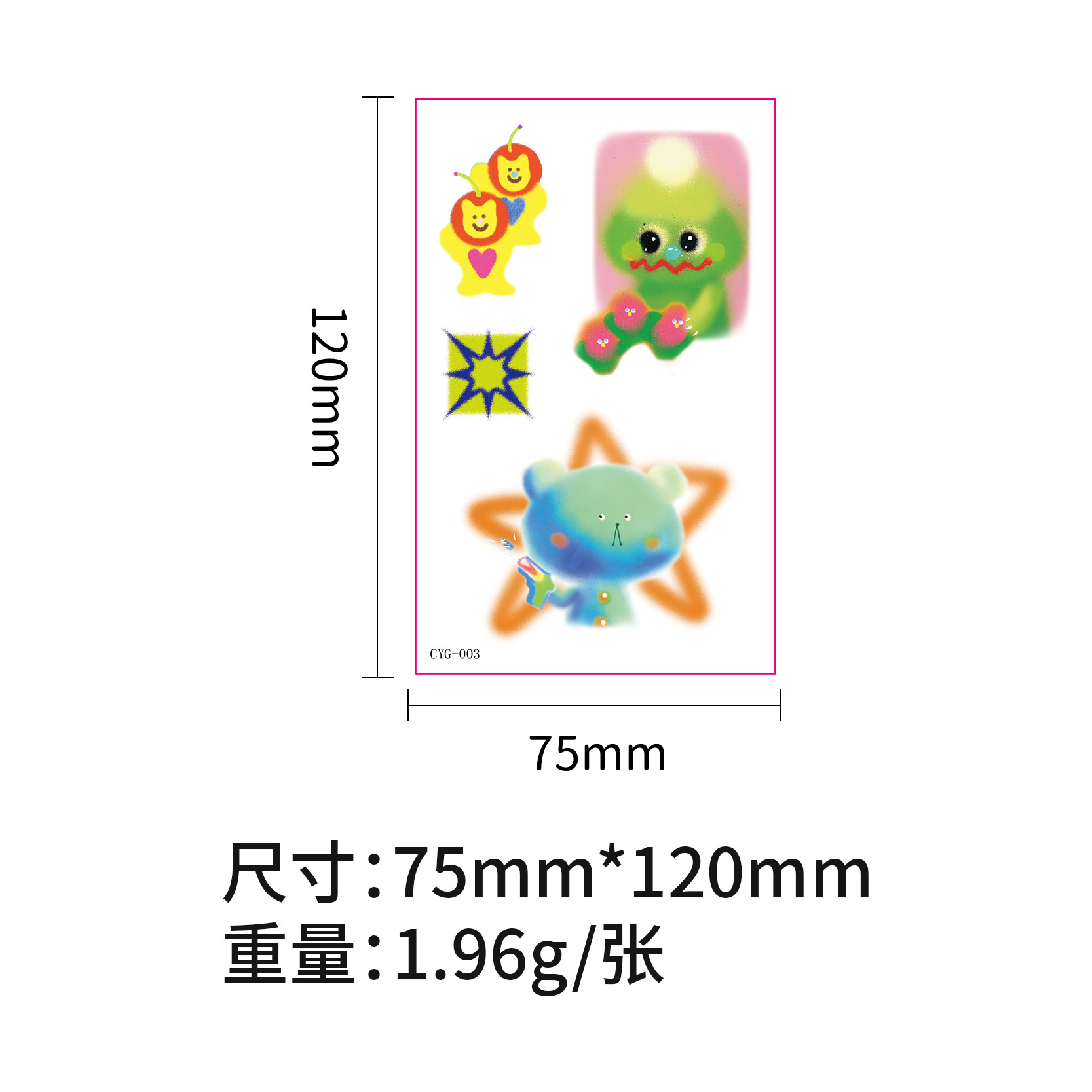 Z Artistic Graffiti Tattoo Sti - Young Women'S Accessories recension och pris