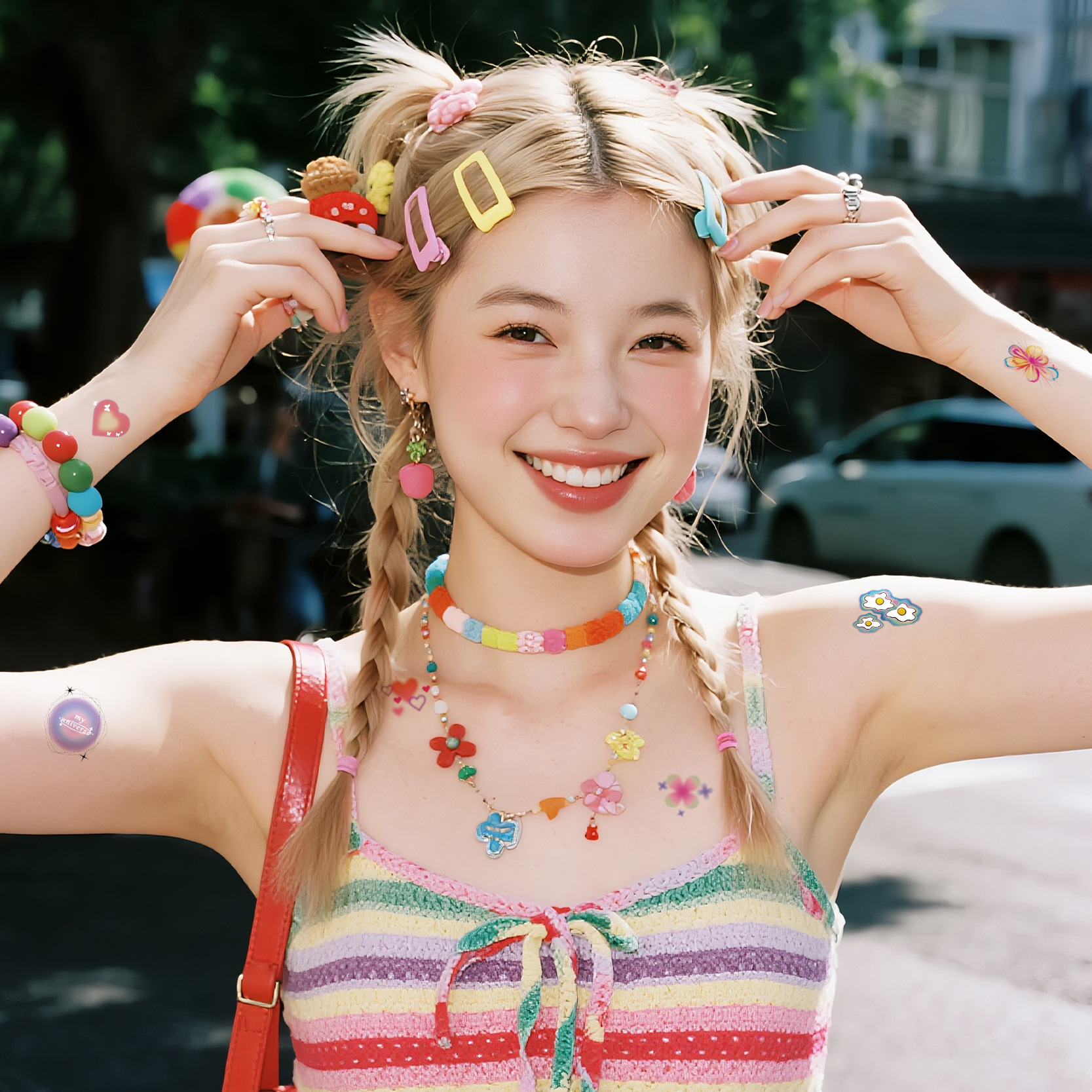 Z Artistic Graffiti Tattoo Sti - Young Women'S Accessories recension och pris