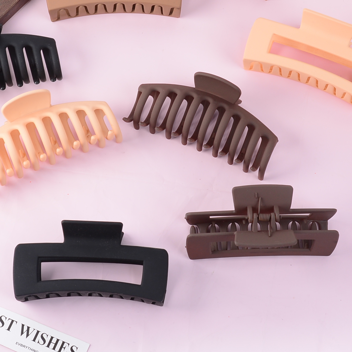 Black Hair Clips for Women - 8 - Hair Claw Clip Set recension och pris