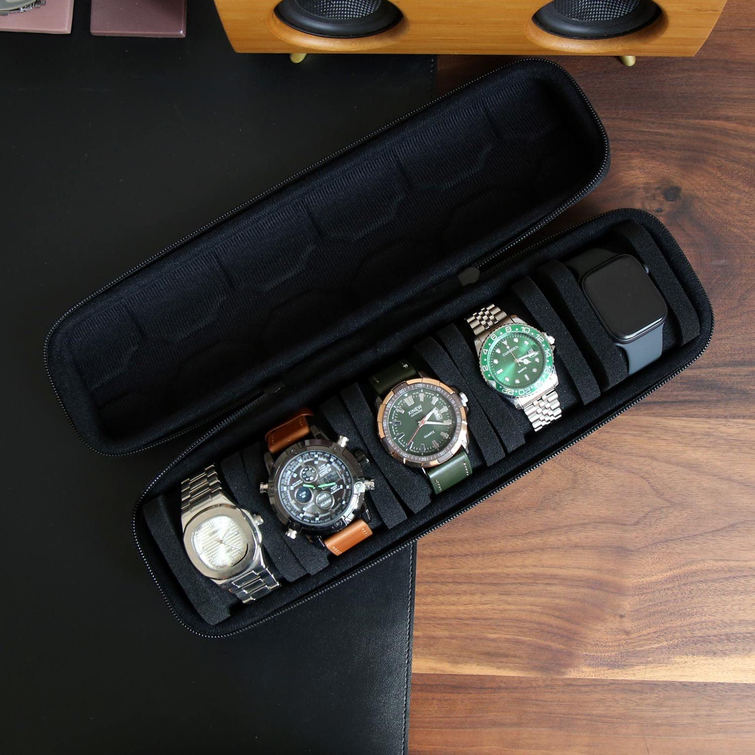 Watch Box Organizer For Men or - Women Accessories Holder recension och pris