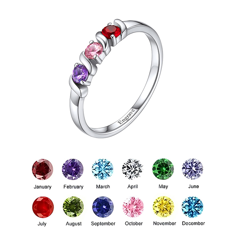 Personalized Names Ring with 1 - Wrap Ring Gold recension och pris