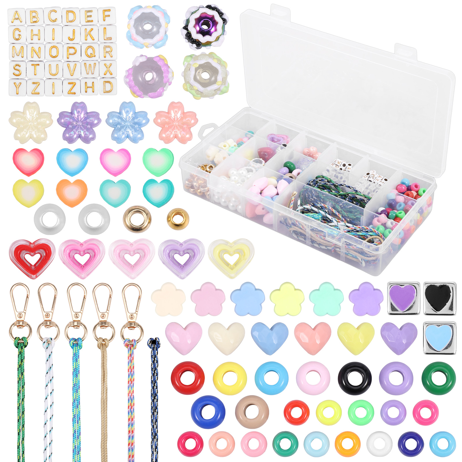 421PCS Beaded Keychain Making  - Women'S Key Accessories recension och pris