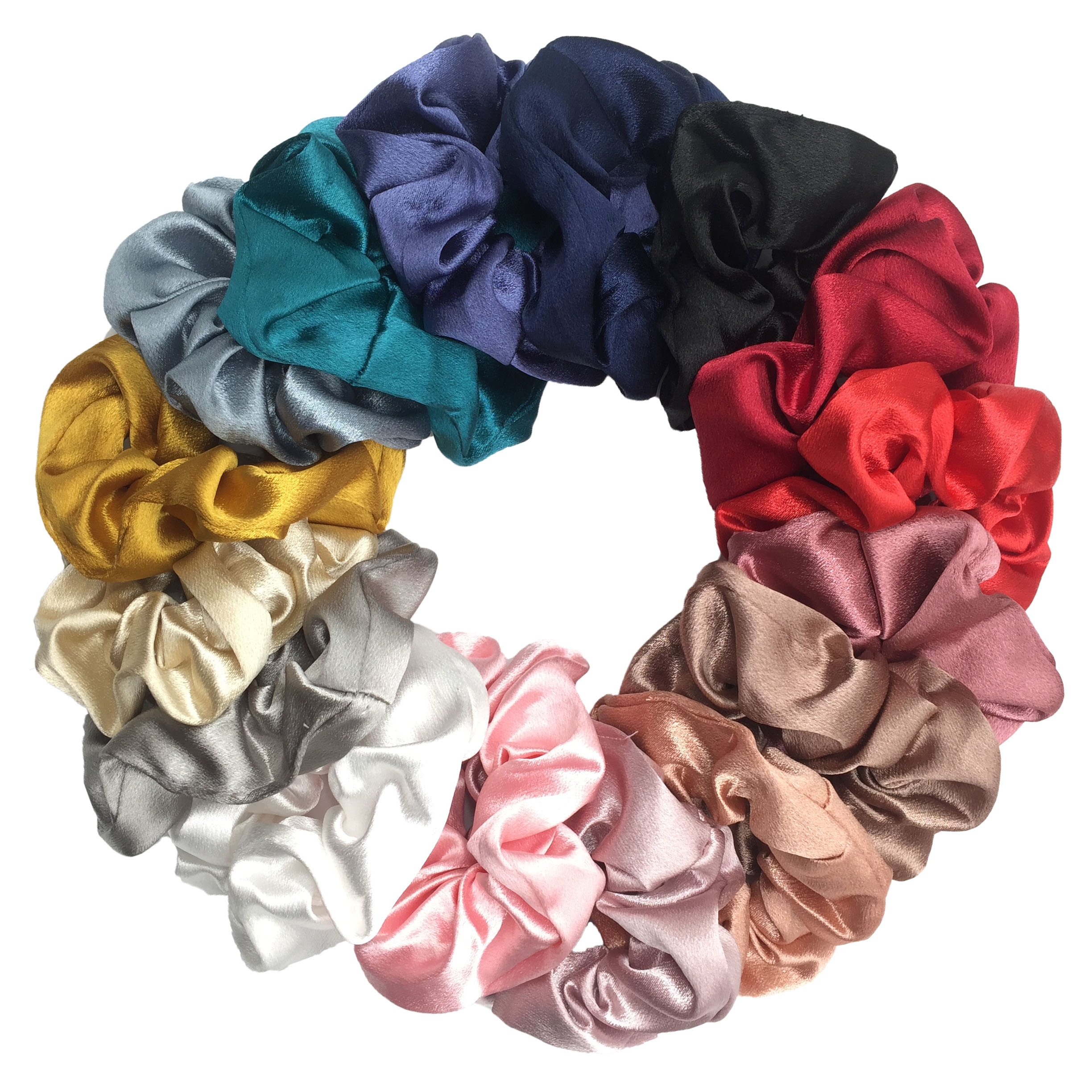 5pcs/set Satin Large Scrunchie - Scrunchie Satin Set recension och pris