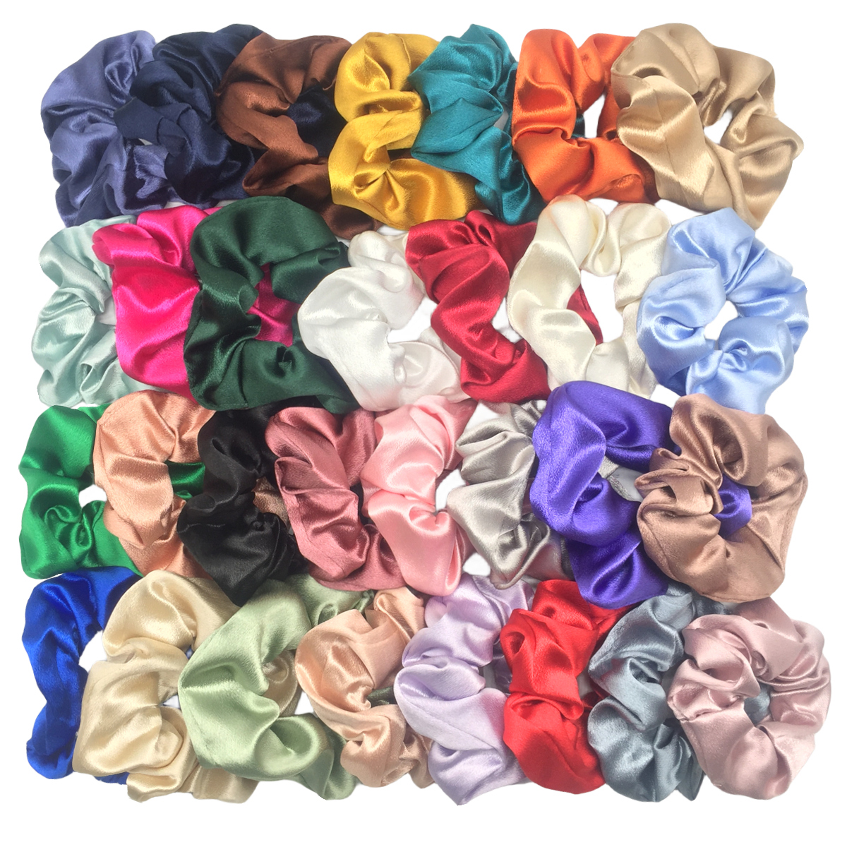 5pcs/set Satin Large Scrunchie - Scrunchie Satin Set recension och pris