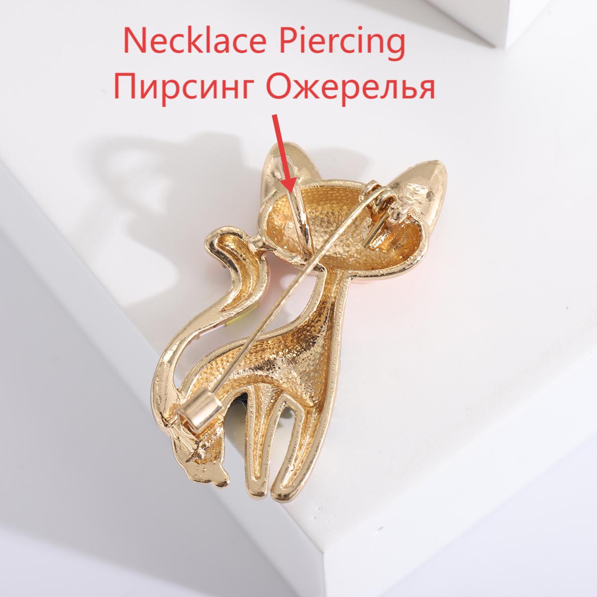 1pcs Cute Enamel Cat Brooches  - Women Accessories Combo Gift recension och pris